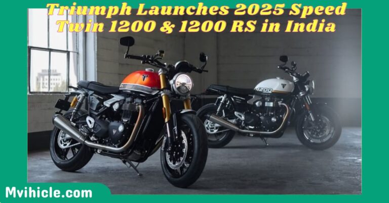 Triumph Launches 2025 Speed Twin 1200 & 1200 RS in India
