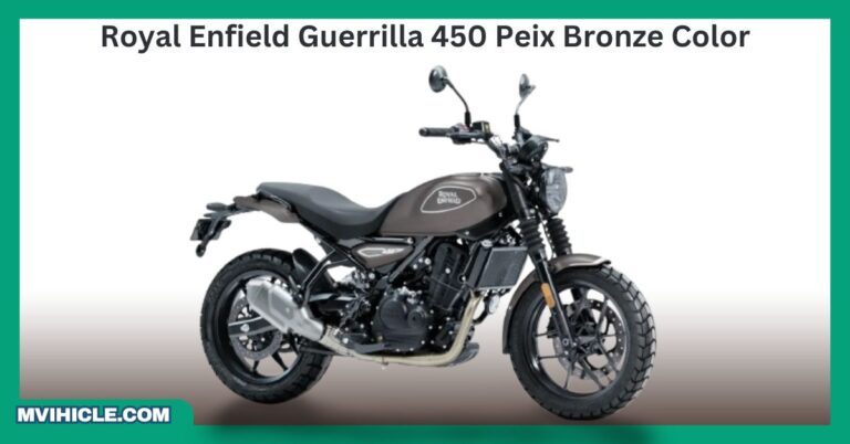 Royal Enfield Guerrilla 450 Peix Bronze Color Launched