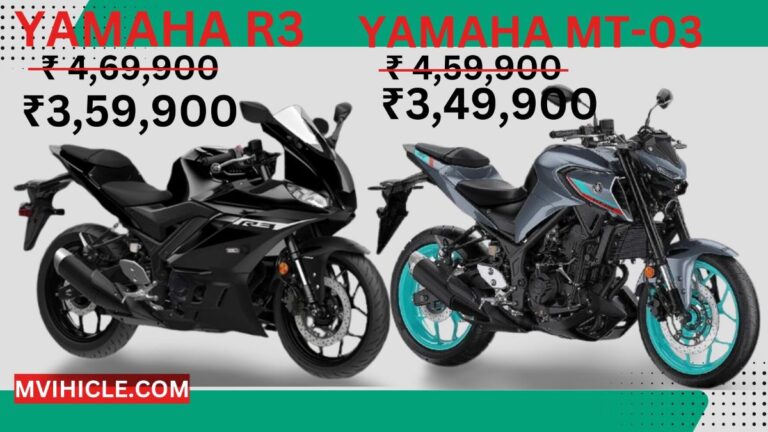 Yamaha R3 & MT-03 Price Cut