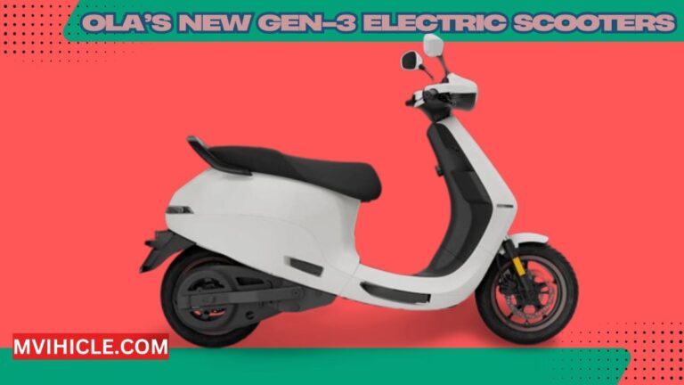 Ola Gen-3 Electric Scooters Released