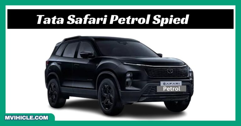 Tata Safari Petrol Spied