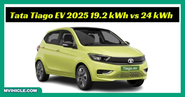 Tata Tiago EV 2025 19.2 kWh vs 24 kWh