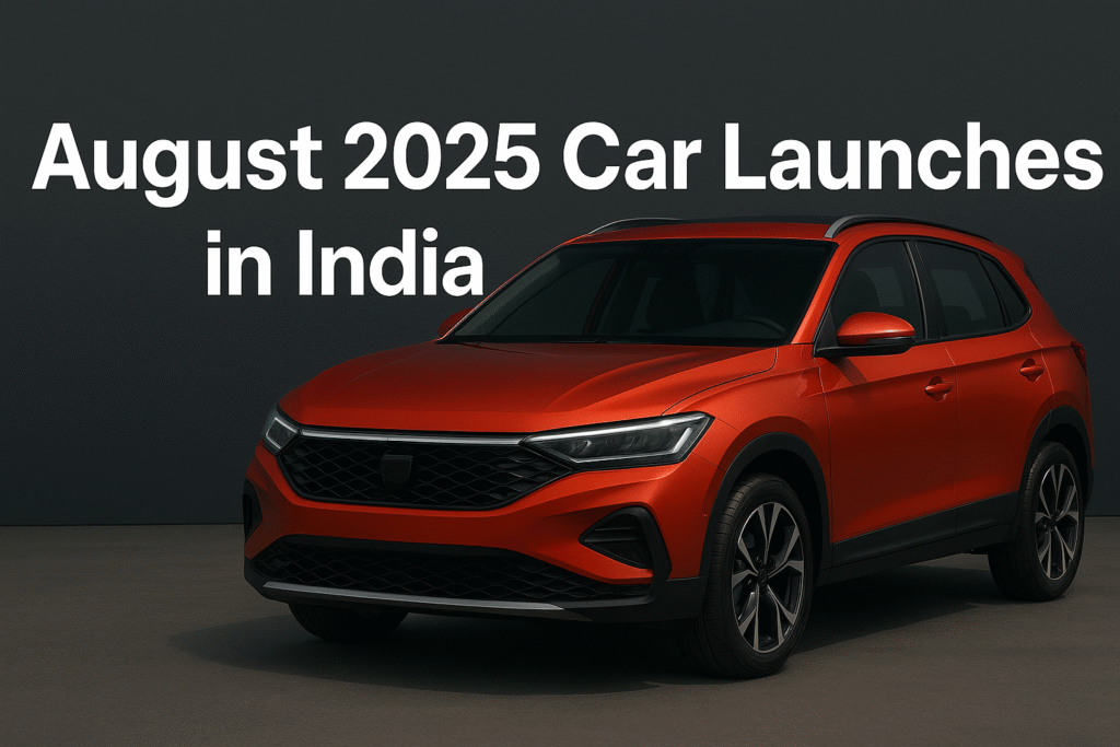 August 2025 Car Launches in India
